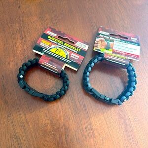 His & Hers lot of 2 SecureLine Military Grade Paracord Survival Bracelet